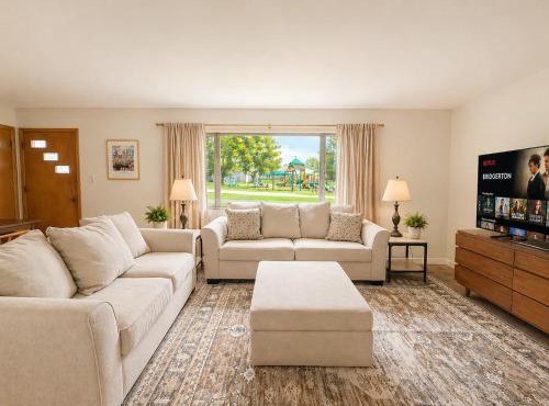 Spacious & Bright Family Gem Across Park & Pool!