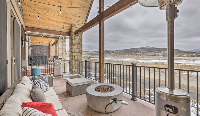 Spacious Granby Home w/ Fire Pit & Mtn Views!