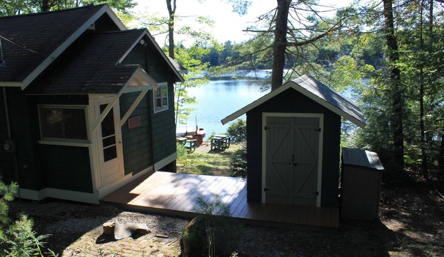 Stone Turtle Cabin on Huntress Pond