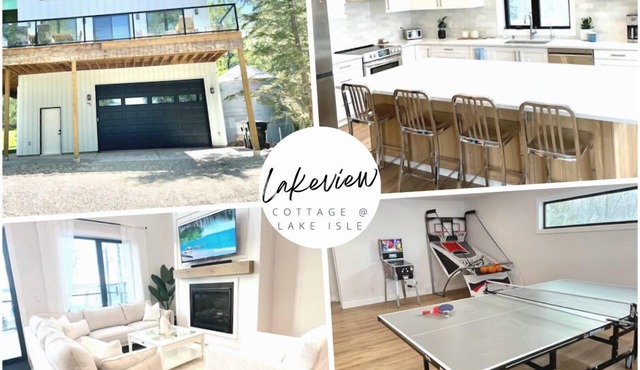 Stunning Lakeview Cottage at Lake Ilse * Games Room * 5 mins to Seba - Sleeps 15