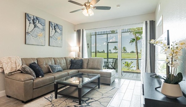 Temporary Pool Closure Notice is in Must-know info for guests section - Greenlinks at Lely Luxury White Orchid Fully Renovated Modern 1st floor 3bdr Golf Resort Villa
