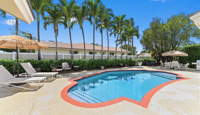 Tropical Oasis Escape with Heated Pool & BBQ