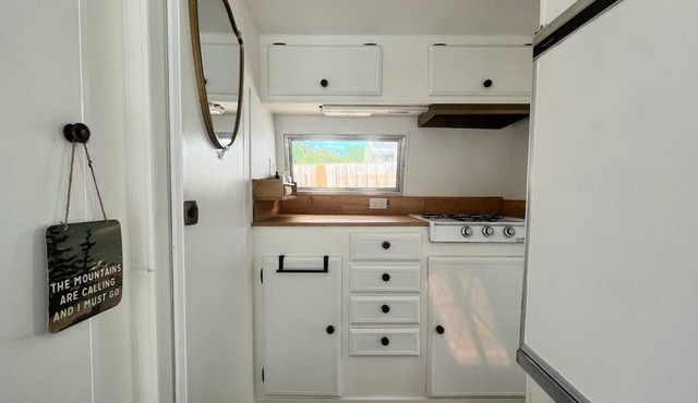 Vintage Travel Trailer on Mara