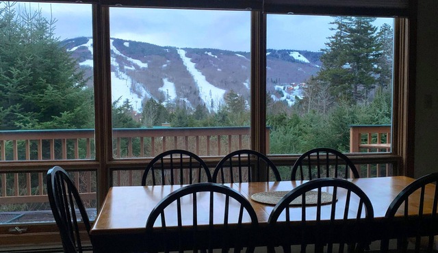 W22 As Seen On TV! Cozy Bretton Woods condo with gorgeous views of the Ski Area; Fast WiFi, Cable!