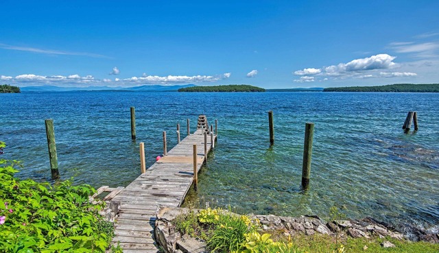 Winnipesaukee Lakefront Home with Dock & Views!