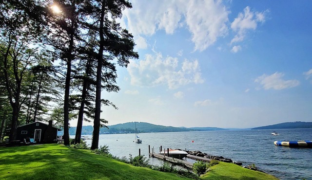 Winnipesaukee Lakefront Cabin w/Private Dock Slip