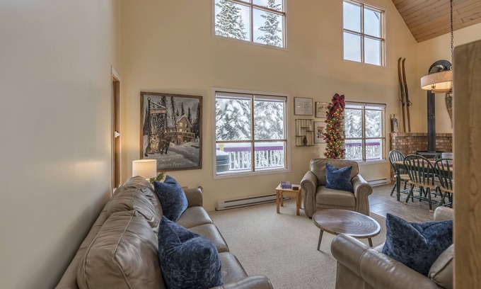 Silver Star Mountain House | Amazing location with private hot tub, sauna, laundry and ground level suite.
