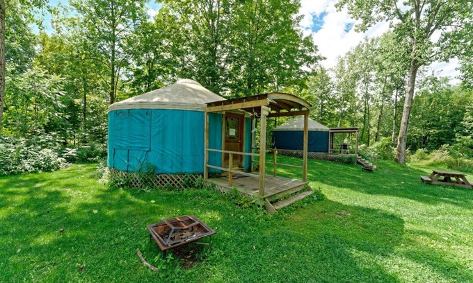 South Hartford House | Fabulous Upstate New York Glamping Yurt on a Farm