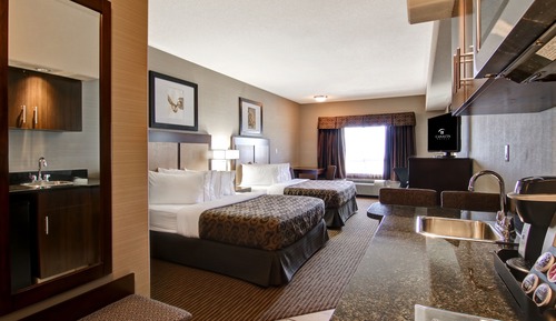 Room, 2 Queen Beds, Kitchen
