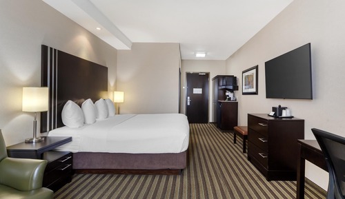Junior Suite, 1 King Bed, Non Smoking, Refrigerator & Microwave