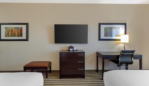 Standard Room, 2 Queen Beds, Non Smoking, Refrigerator & Microwave