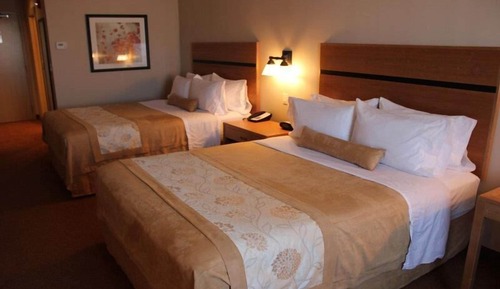 Standard Room, 2 Queen Beds, Non Smoking, Refrigerator & Microwave