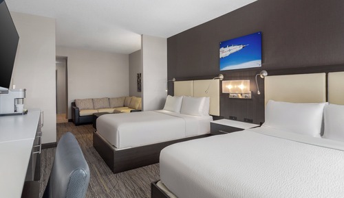 Standard Room, 2 Queen Beds, Accessible, Non Smoking (Communications, Mobility, Access Tub)