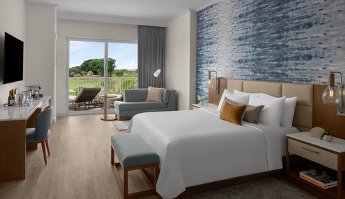 Room, 1 King Bed, Pool View (Hearing Accessible)