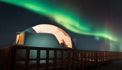 Family Sky Watching Domes
