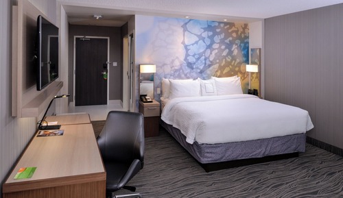Room, 1 King Bed with Sofa bed, Hearing Accessible (Roll-in Shower)