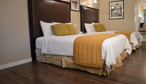 Superior Double Room, 2 Queen Beds, Refrigerator & Microwave