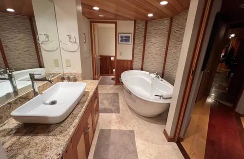 Jackson House | Riverside Retreat: Luxe Home, Game Room, Hot Tub